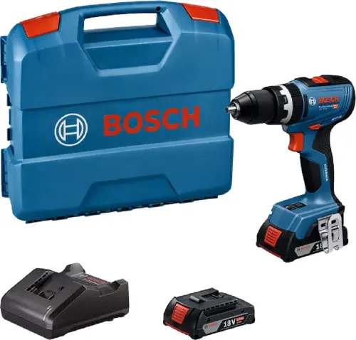 Wiertarko-wkrętarka BOSCH Professional GSB 18V-65 06019N3100 zestaw akumulatorów
