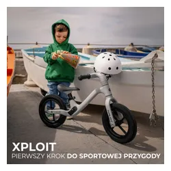Rowerek biegowy Kinderkraft Xploit moonstone silver