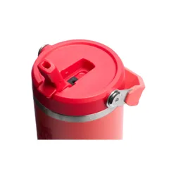 Kubek termiczny Stanley IceFlow Flip Straw Tumbler 0,89 l - hot coral