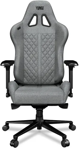 Fotel YUMISU 2050 Magnetic Jasnoszaro-czarny