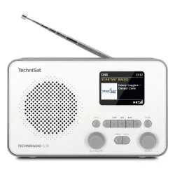 Radioodbiornik TechniSat TechniRadio 6 IR Radio FM DAB+ Internetowe Bluetooth Biało-szary