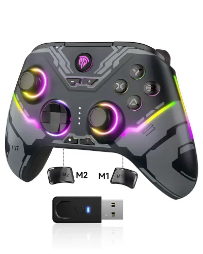 Pad EasySMX X15 do Nintendo Switch, PC Bezprzewodowy Czarny
