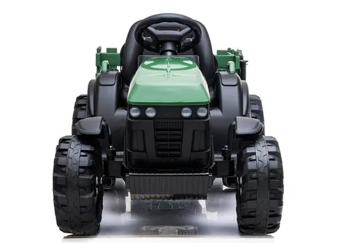Duży Traktor Na Akumulator Z Przyczepą Pojazd Dla Dzieci Pilot Skóra Eva MP3