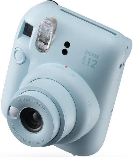 Aparat FUJIFILM Instax Mini 12 Niebieski Pokrowiec + Album + Ramki + Sznurek + Klamerki