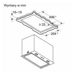 Okap Bosch Serie 6 DLN56AC60 Czarny
