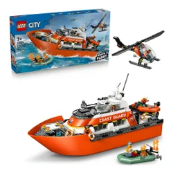 LEGO 60504 City Łódź ratunkowa i helikopter straży przybrzeżnej