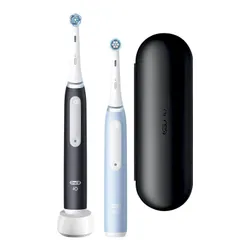 Электрическая зубная щетка Oral-B iO 3 Matt Black/Ice Blue Black/небесно-голубой набор