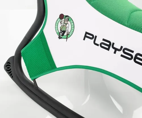 Fotel Playseat Champ NBA-Boston Celtics Gamingowy do 122kg Tkanina Biało-zielony