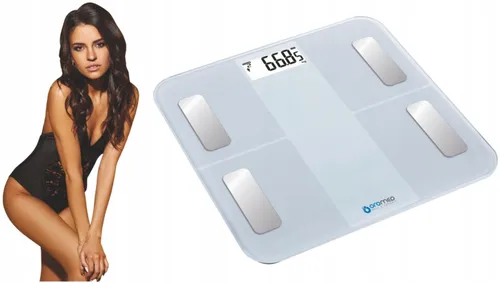 Waga łazienkowa OROMED Oro-Scale Bluetooth Biały