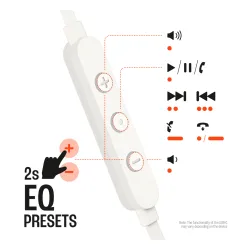 Słuchawki przewodowe JBL Tune 305C USB-C Douszne Biały