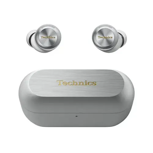 Słuchawki bezprzewodowe Technics EAH-AZ100E-S Dokanałowe Bluetooth 5.3 Srebrny