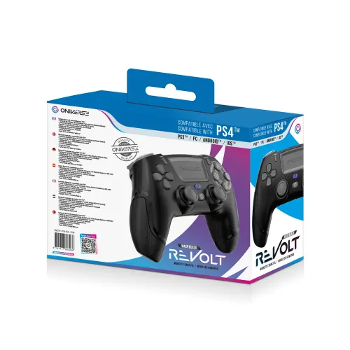 Pad Oniverse Revolt Wasp Black do PC PS4, PS3 Android iOS Bezprzewodowy Czarny