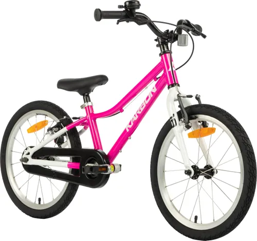 Rower dziecięcy KARBON Superlight 18 cali dla dziewczynki Różowy