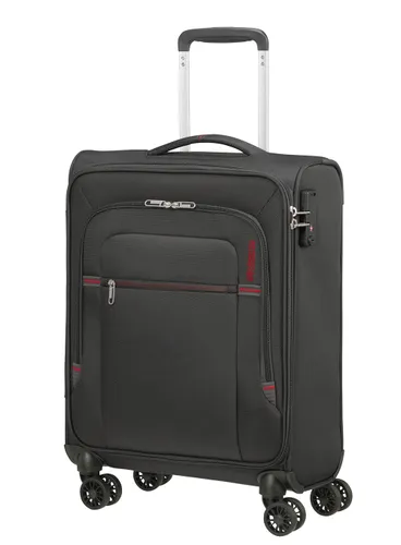 Walizka kabinowa American Tourister Crosstrack - grey/red