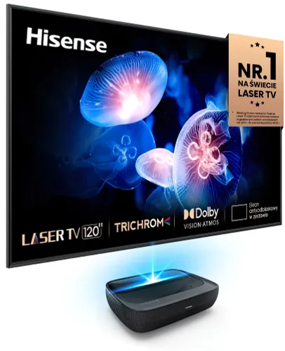 Laser TV HISENSE 120L9HA 120" 4K Dolby Atmos Dolby Vision HDMI 2.1