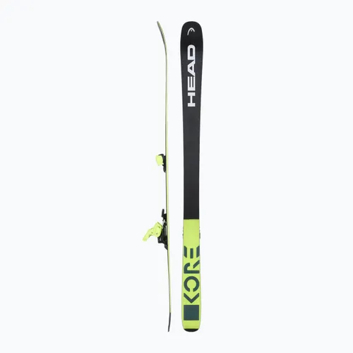 Narty zjazdowe HEAD Kore 93 + wiązania Attack 14 GW yellow/anthracite