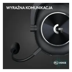 Słuchawki bezprzewodowe z mikrofonem Logitech G Pro X2 Lightspeed Nauszne Czarny + Stojak