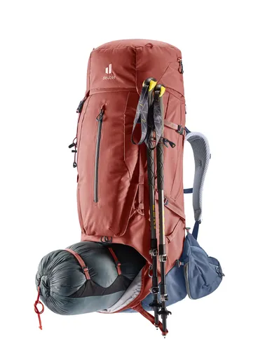 Plecak trekkingowy Deuter Aircontact X 60+15 SL damski - redwood/ink