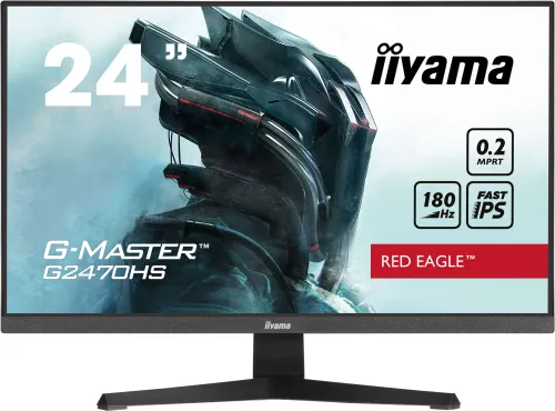 Monitor iiyama G-MASTER Red Eagle G2470HS-B1 23,8" Full HD Fast IPS 180Hz 0,2ms MPRT Gamingowy