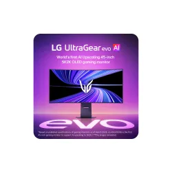 Monitor LG UltraGear evo AI 45GX950B 45" 5K2K WUHD OLED Dual Mode 165Hz/330Hz 0,03ms Funkcje AI Zakrzywiony Gamingowy