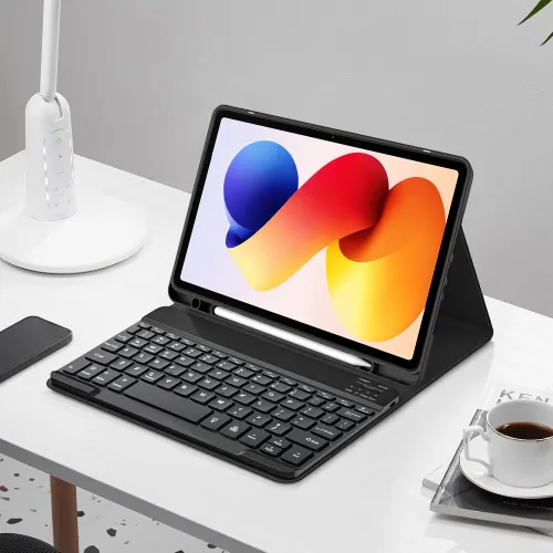Etui na Xiaomi Poco Pad M1/Redmi Pad 2 Pro 12.2 TECH-PROTECT SC Pen Czarny + Klawiatura