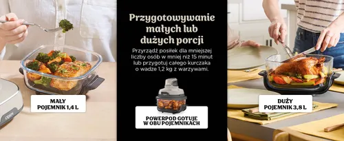Air Fryer Frytkownica beztłuszczowa NINJA FN101EUST Crispi 1700W
