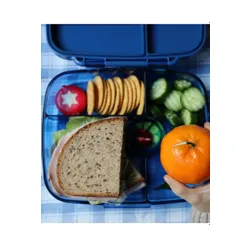 Lunchbox głęboki 5-komorowy Yumbox Go Bento Box - Oslo blue