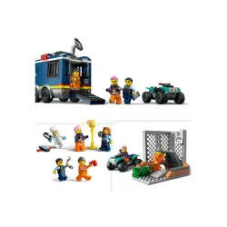 Конструктор LEGO City 60418 полицейский грузовик с криминальной лабораторией