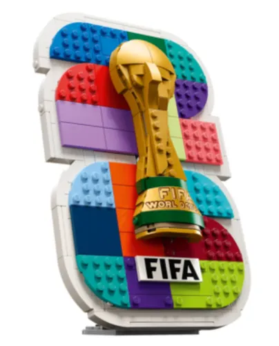LEGO 43032 Editions Football Oficjalne logo FIFA World Cup 2026