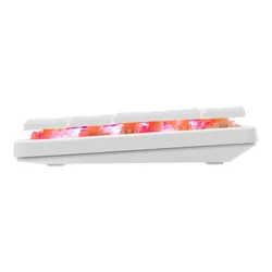 Klawiatura gamingowa White Shark GK-006211 Nagamaki Red Switch przewodowa mechaniczna podświetlana biała