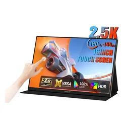 Monitor ZEUSLAP P16KT 16" 2560x1600px IPS 144Hz 3 ms