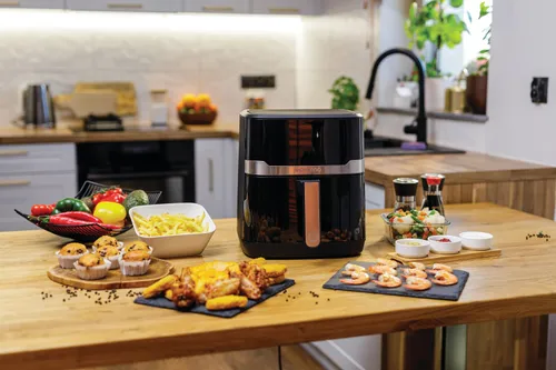 Air Fryer Frytkownica beztłuszczowa PURENO Air 650 6.5l z 10 automatycznymi programami i okienkiem do obserwacji postępów gotowania