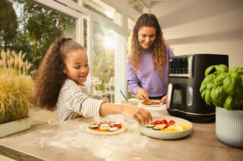 Air Fryer Frytkownica beztłuszczowa BRAUN MultiFry 5 HF5075IBK 6l z okienkiem do obserwacji postępów gotowania