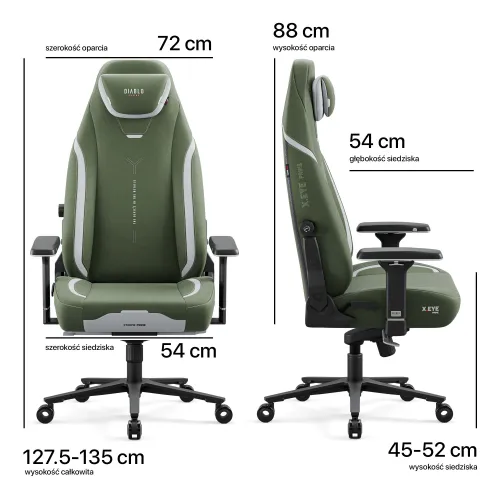Fotel DIABLO CHAIRS X-Eye 2.0 Zielony