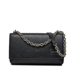 Calvin Klein blugi sculptate Lambou sac cu Chain25 șarpe K60k611521 Negru BEH
