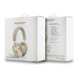 Słuchawki nauszne GUESS Metallic Triangle Logo Złoty