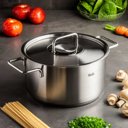 FISSLER Pure Collection 5,7 l - garnek ze stali nierdzewnej z pokrywką