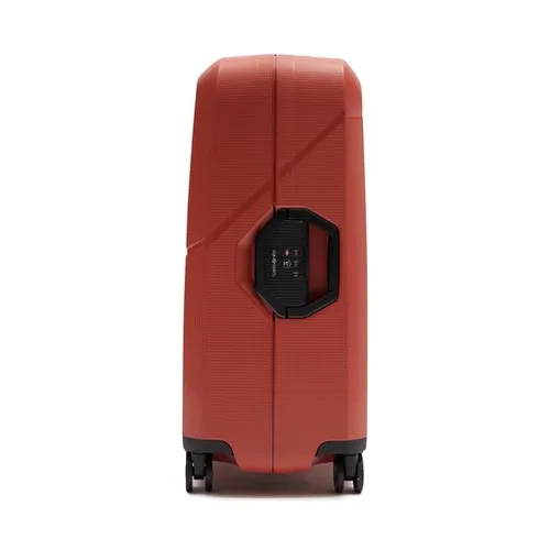 Средний жесткий чемодан Samsonite Magnum Eco 139846-0557-1beu Maple Orange