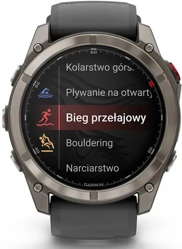 Zegarek sportowy GARMIN Fenix 8 Pro 51mm Czarny
