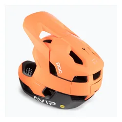 Kask rowerowy POC Otocon Race MIPS fluorescent orange avip/uranium black matt