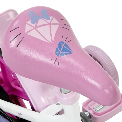 Rower dziecięcy HUFFY Disney Myszka Minnie 12 cali dla dziewczynki Różowy