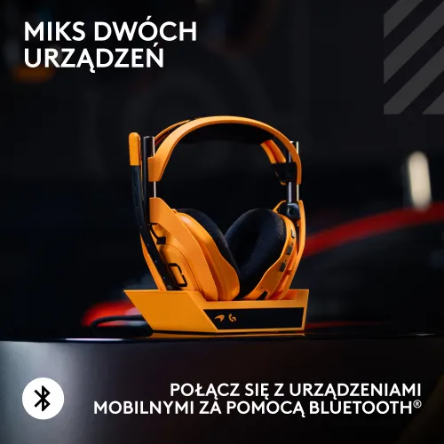 Słuchawki LOGITECH A50X McLaren Racing Edition Bezprzewodowe, Nauszne