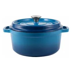 Garnek żeliwny VINTAGE CUISINE VC2P2218BL20CP Niebieski Ombre 2.2L