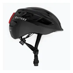 Kask rowerowy ATTABO Bonkers z lampką LED czarny