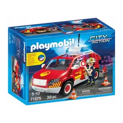 Набор фигурок Playmobil City Action 71375 Машина начальника пожарной охраны