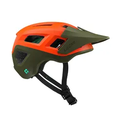 Kask rowerowy Lazer Coyote KinetiCore matte orange/green