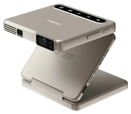 Projektor AURZEN Zip Tri-Fold Mini HD (1280 x 720), 100 ANSI lumen, Wi-Fi, Bluetooth Złoty