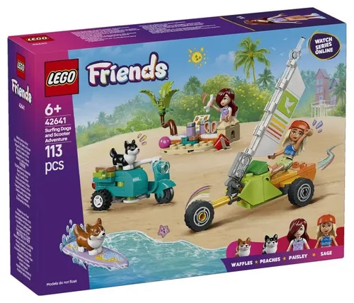 LEGO Friends 42641 Przygoda z surfującymi psami i skuterem