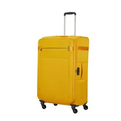 Walizka duża poszerzana Samsonite CityBeat - golden yellow