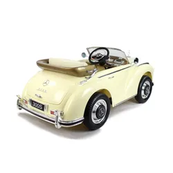 Auto Na Akumulator Dla Dziecka Retro Mercedes 300S Eva LED Pilot Skóra MP3